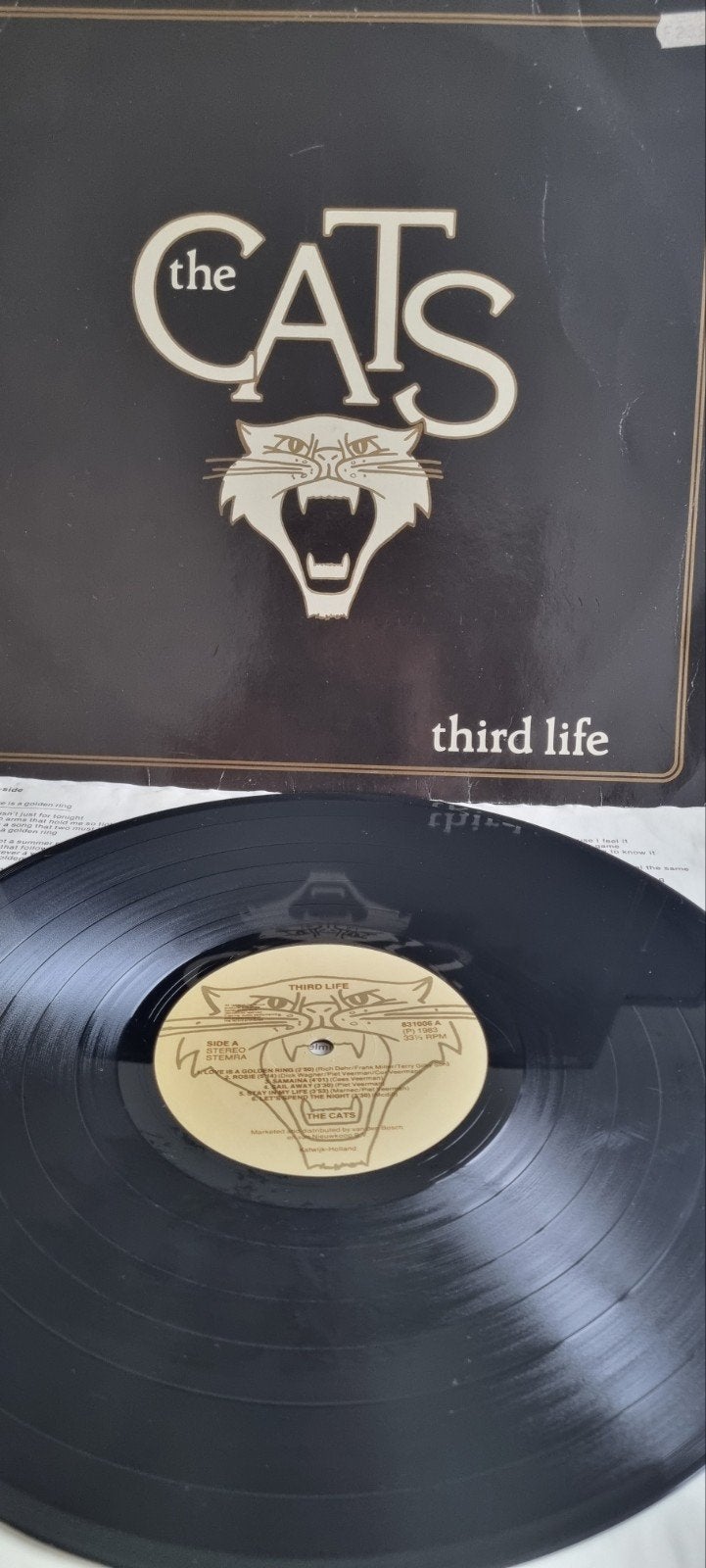 The Cats - Third Life LP (1983) Pop/Rock Vinyl, LP, Gebruikt, Pop, Originele persing