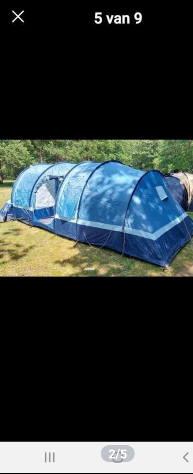 Te koop koepel tent., Ophalen, Tot en met 4