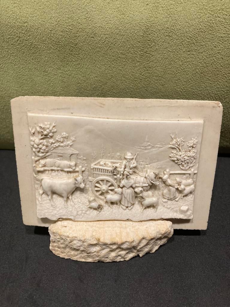 Frans Albasten miniatuurwerk (280923), Antiek en Kunst, Curiosa en Brocante, Ophalen of Verzenden
