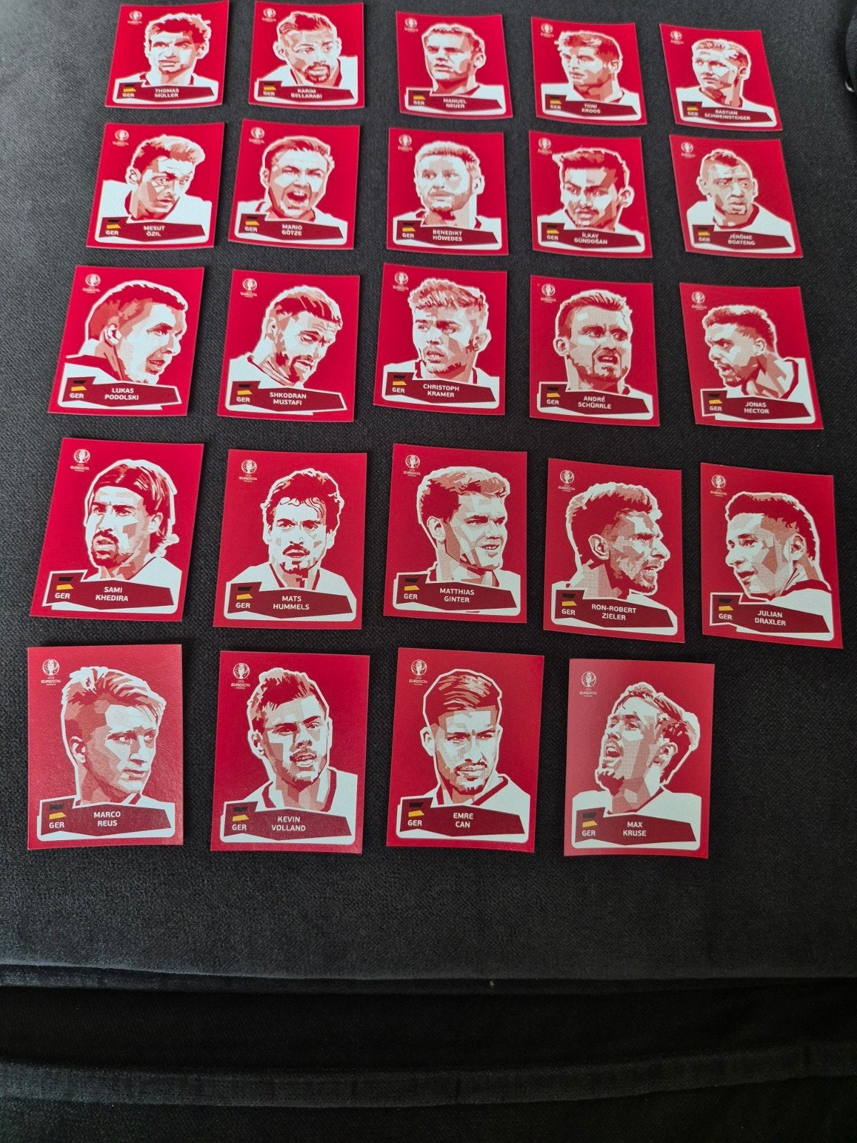 Panini Euro 2016 Coca Cola  Stickers - Set van 24, Hobby en Vrije tijd, Verzenden, Zo goed als nieuw, Meerdere stickers