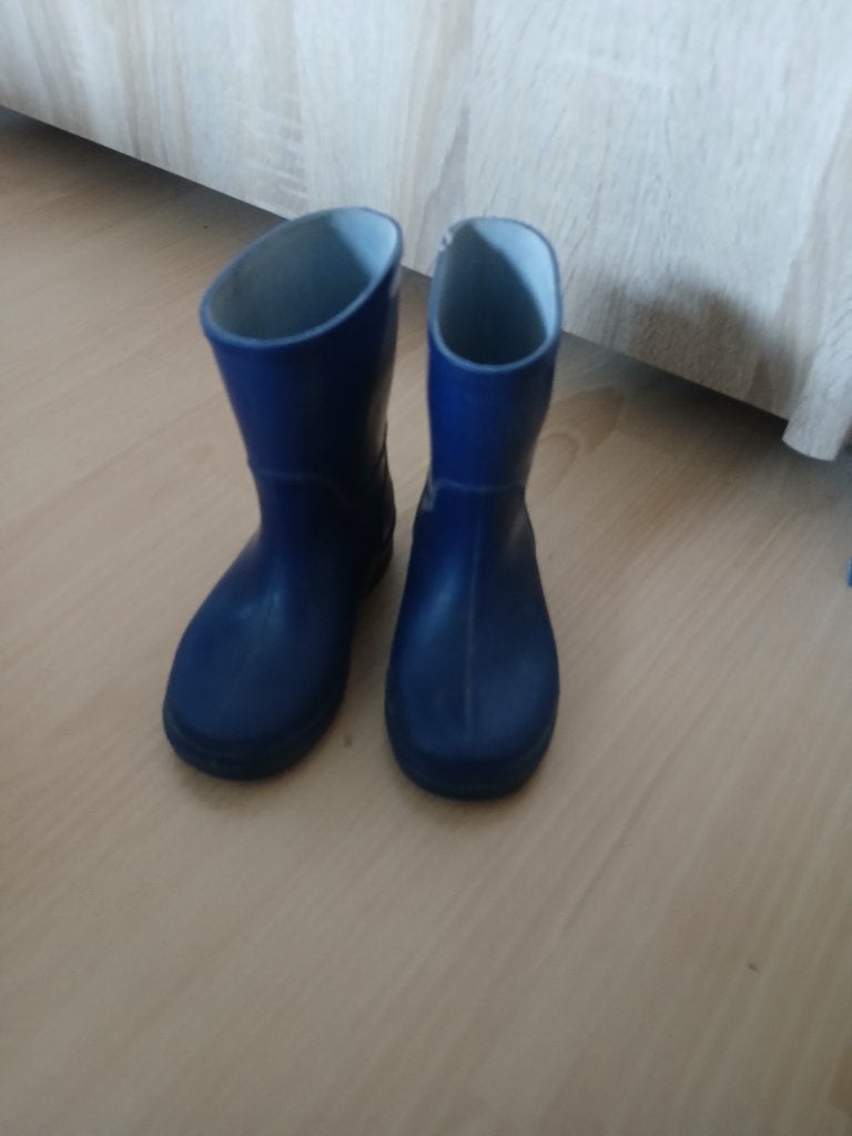 Regenlaarzen maat 23 donkerblauw, Gebruikt, Jongen of Meisje, Ophalen of Verzenden, Laarzen