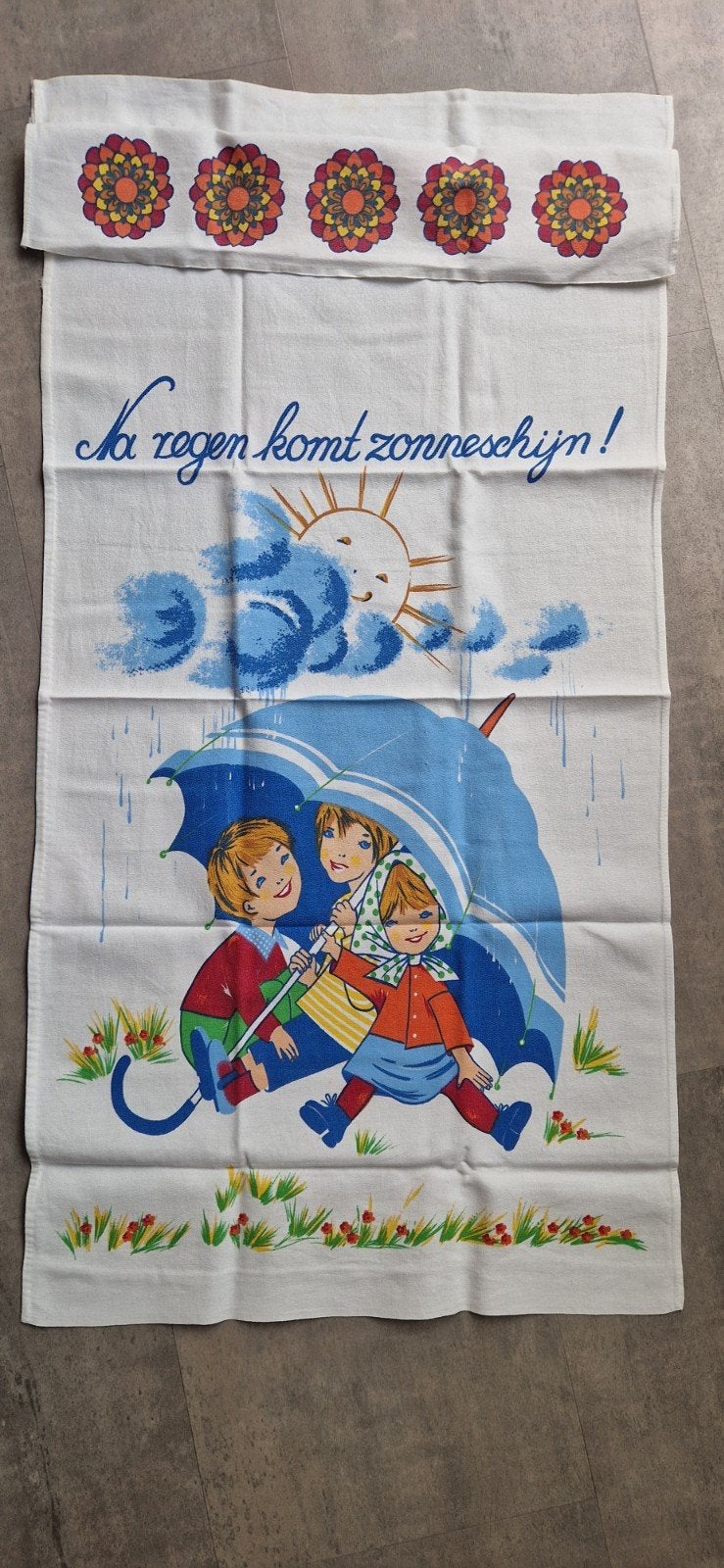 retro vintage keukendoek keuken doek, Ophalen of Verzenden