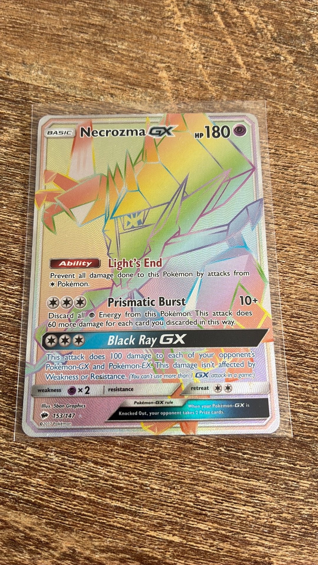 Necrozma GX (BUS 153) NM, Ophalen of Verzenden, Zo goed als nieuw