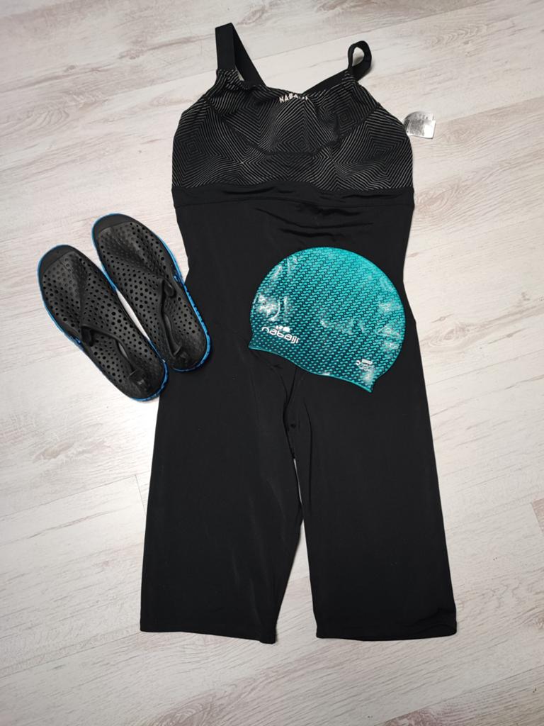 Decathlon wetsuit M, Ophalen of Verzenden, Zo goed als nieuw, Zwart, Overige typen