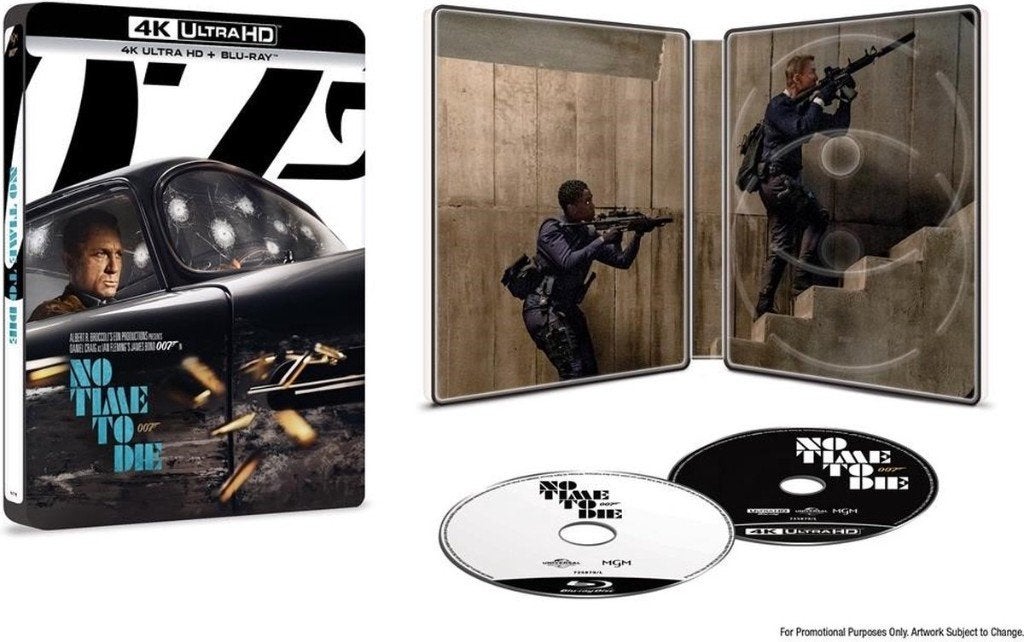 James Bond: No Time To Die (4K Ultra HD Blu-ray) (Steelbook), Turks, Film, Ophalen of Verzenden, Nieuw in verpakking