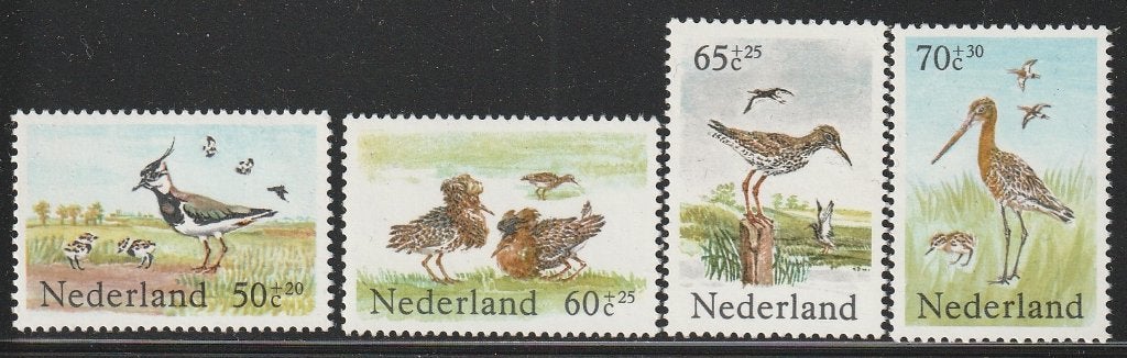 Nederland 1984 1301/1304 Zomer, Weidevogels, Postfris, Postzegels en Munten, Ophalen of Verzenden, Na 1940, Postfris