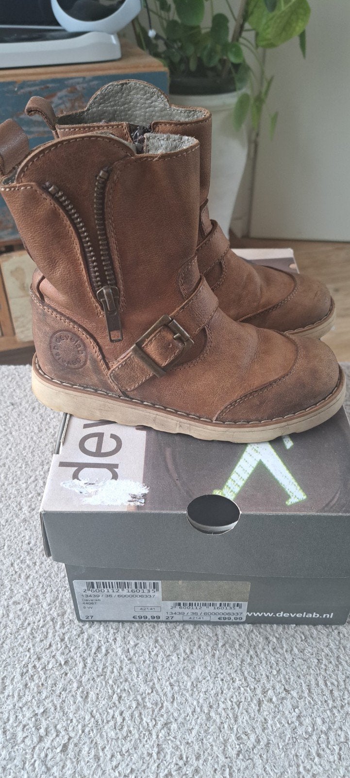 leren kinderboots, Develab, Ophalen of Verzenden, Jongen, Laarzen