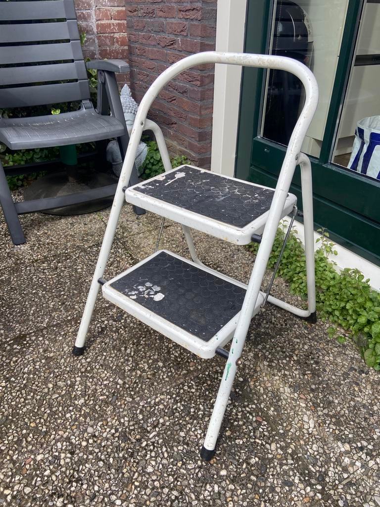 Brabantia Trap, Doe-het-zelf en Verbouw, Ladders en Trappen, Ophalen, Trap, Zo goed als nieuw, Opvouwbaar of Inschuifbaar