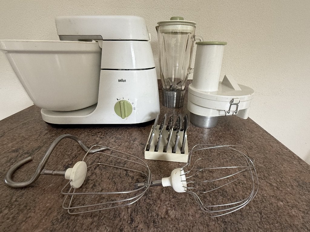 Braun Keukenmachine KM32, Ophalen, Gebruikt, Metaal, Wit