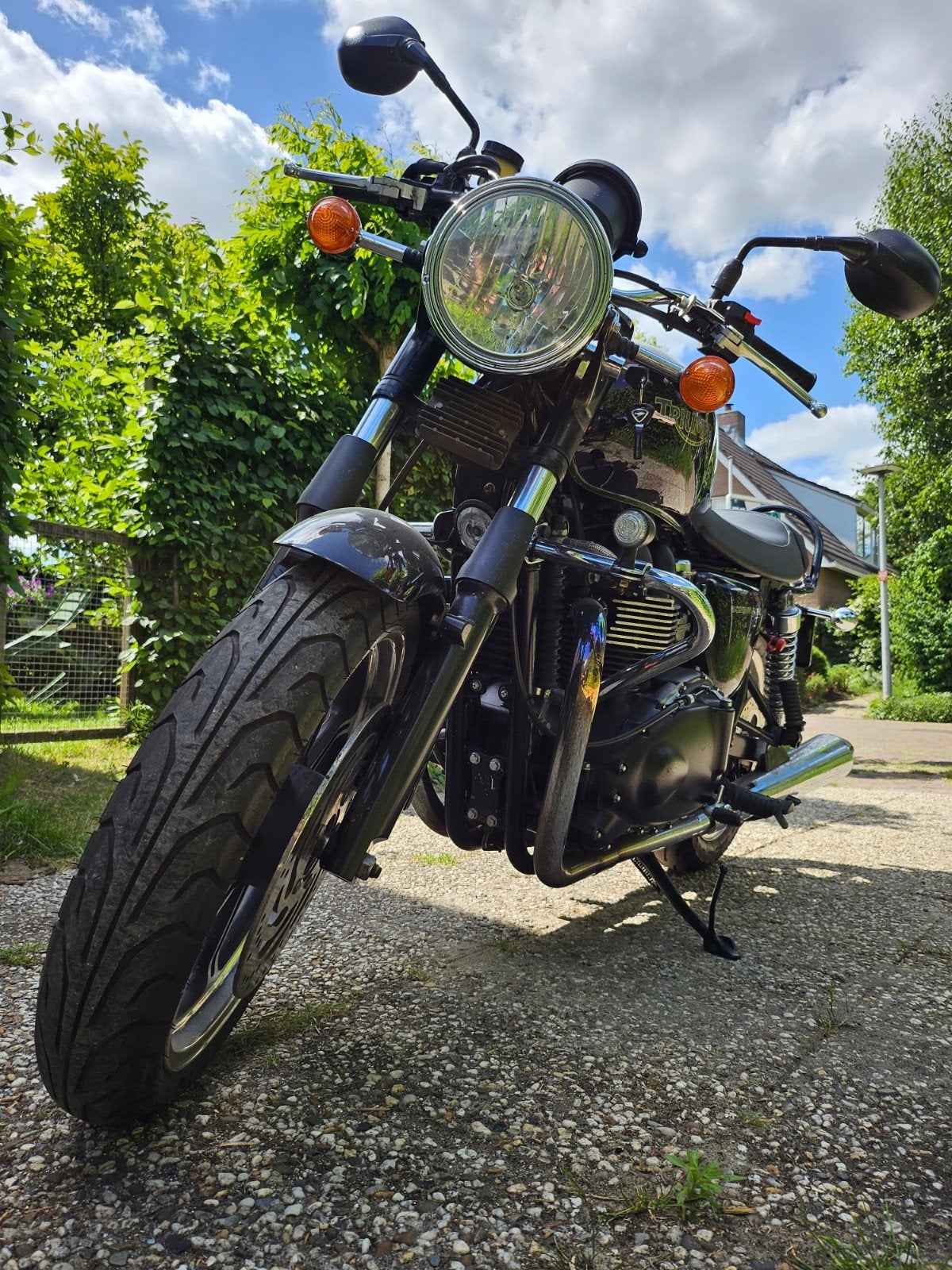 Triumph Bonneville, 2 cilinders, Motorrijbewijs A, Gebruikt, Particulier