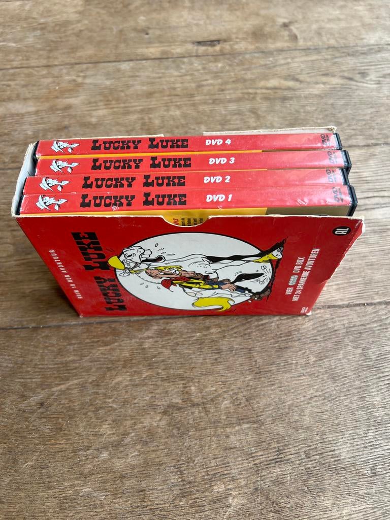 Lucky Luke DVD Box 1-4, Avontuur, Gebruikt, Alle leeftijden, Boxset