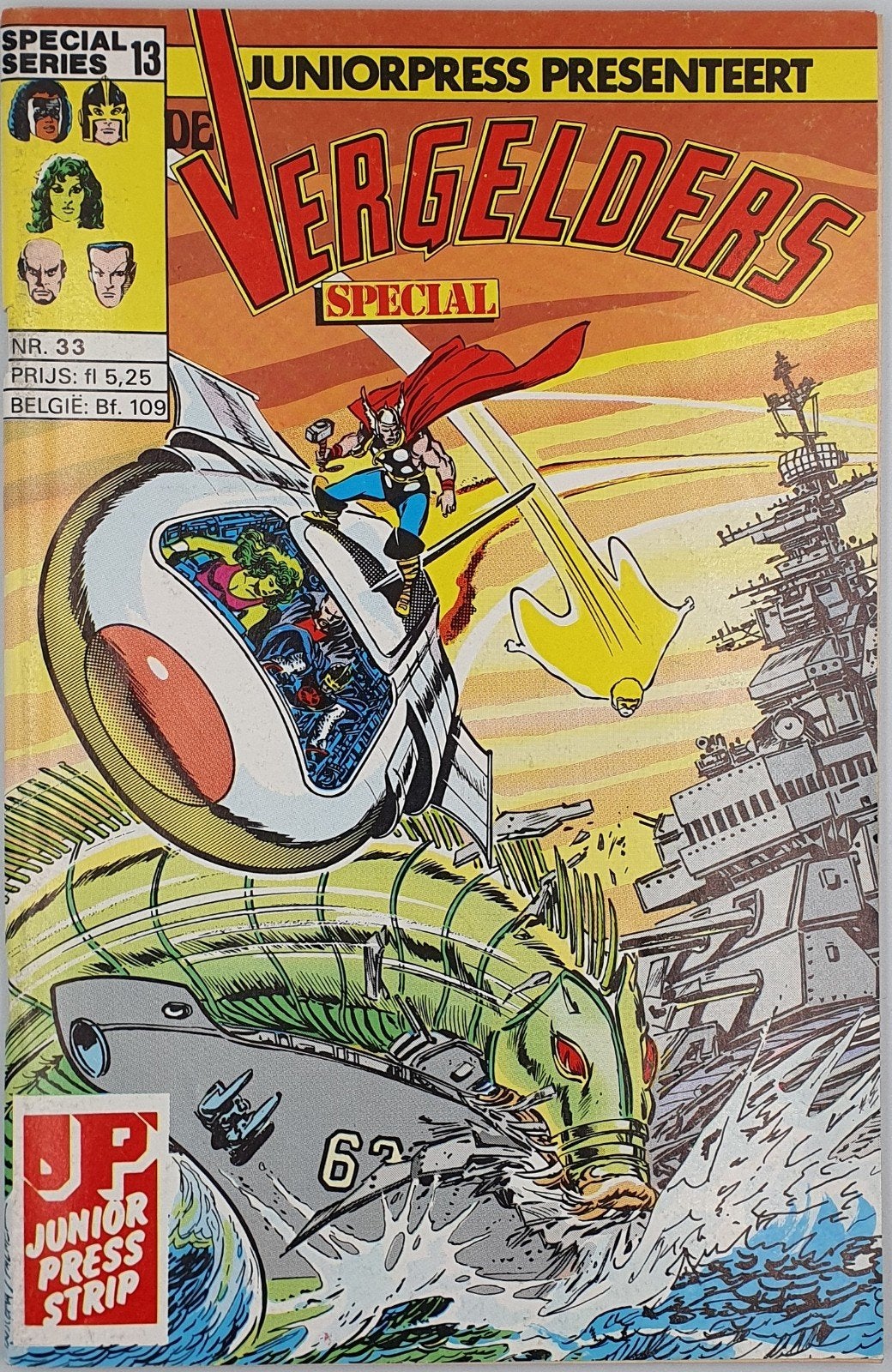 Te koop: De Vergelders Special 13 - Juniorpress Strip, Eén stripboek, Ophalen of Verzenden, Gelezen