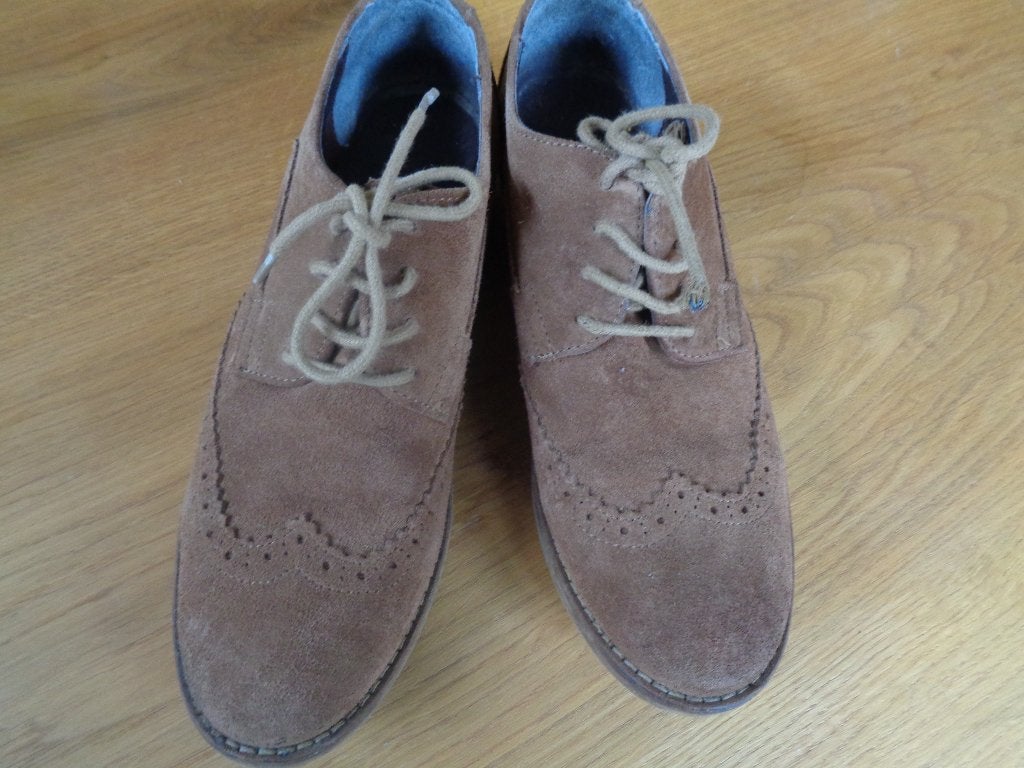 Cellini suede brogues:mt 40, Kleding | Dames, Schoenen, Schoenen met lage hakken, Bruin, Cellini, Ophalen of Verzenden