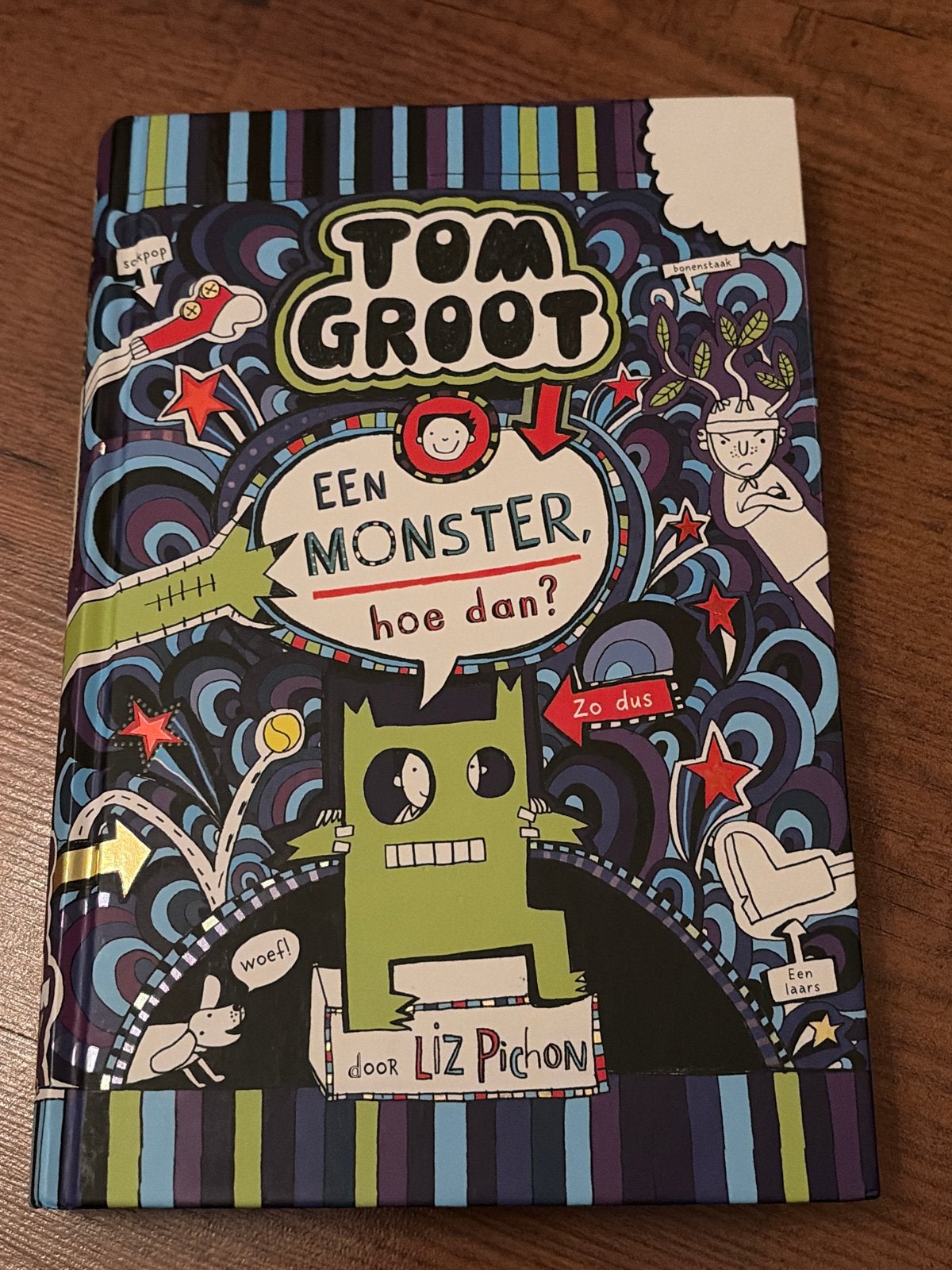 Tom Groot Een monster, hoe dan?, Ophalen of Verzenden, Zo goed als nieuw, Liz Pichon