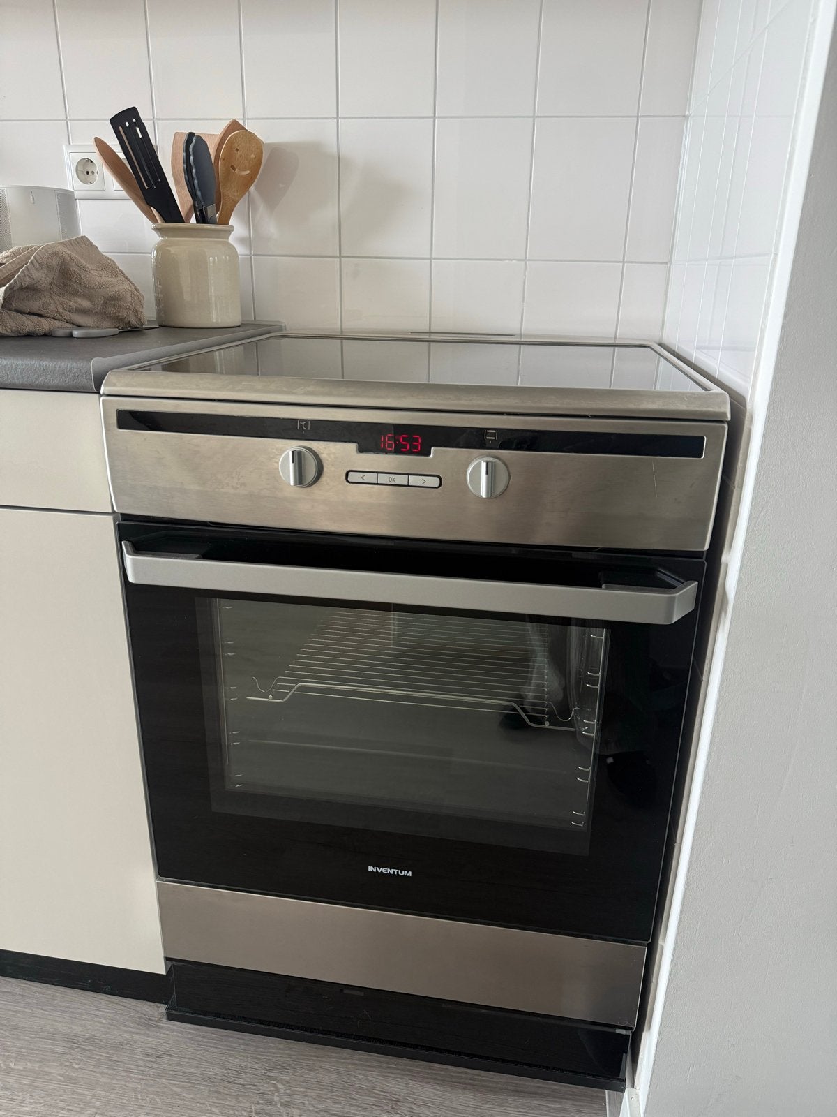 Z.G.A.N. Inventum VFI6042RVS Inductiefornuis Perilex 2 fasen, Witgoed en Apparatuur, Ophalen, Hete lucht, 60 cm of meer, 4 kookzones