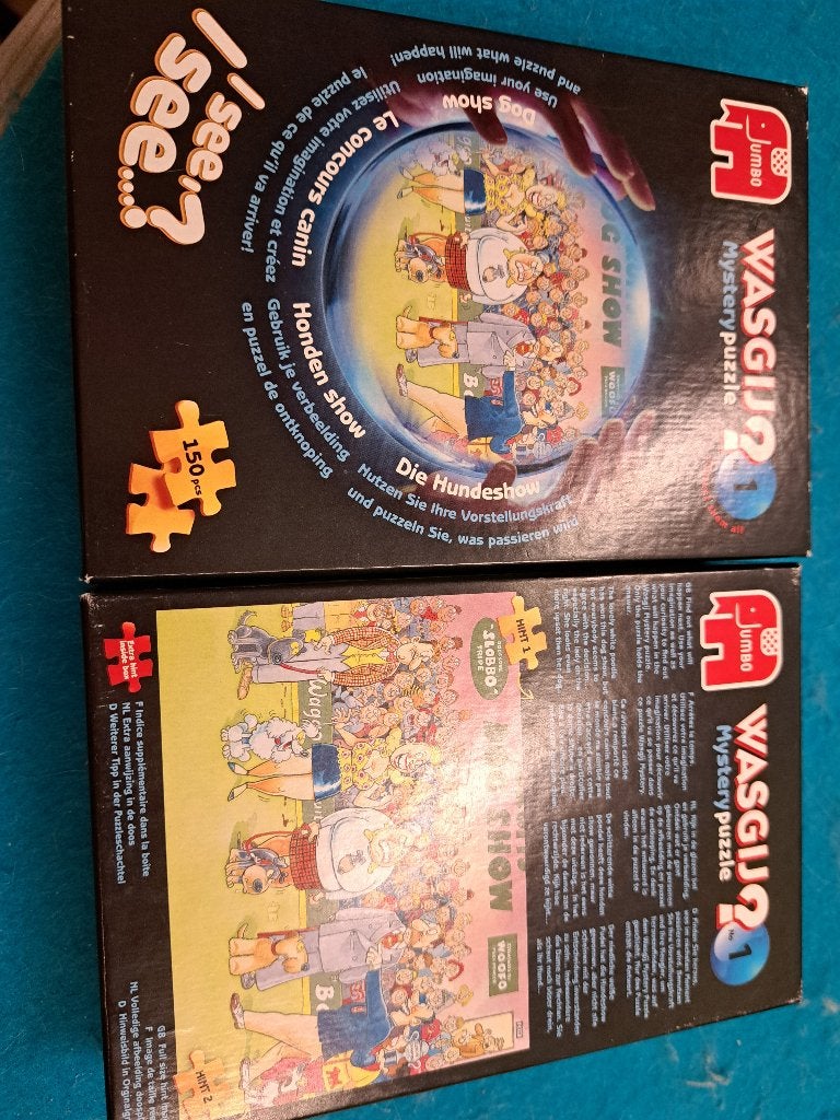 Wasgij mystery puzzle 1, Ophalen, Minder dan 500 stukjes, Zo goed als nieuw, Legpuzzel