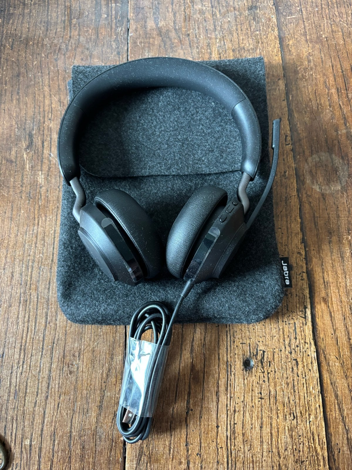 Ongebruikte Jabra headset voor thuiswerken, Computers en Software, Nieuw, On-ear, Ophalen of Verzenden, Draadloos