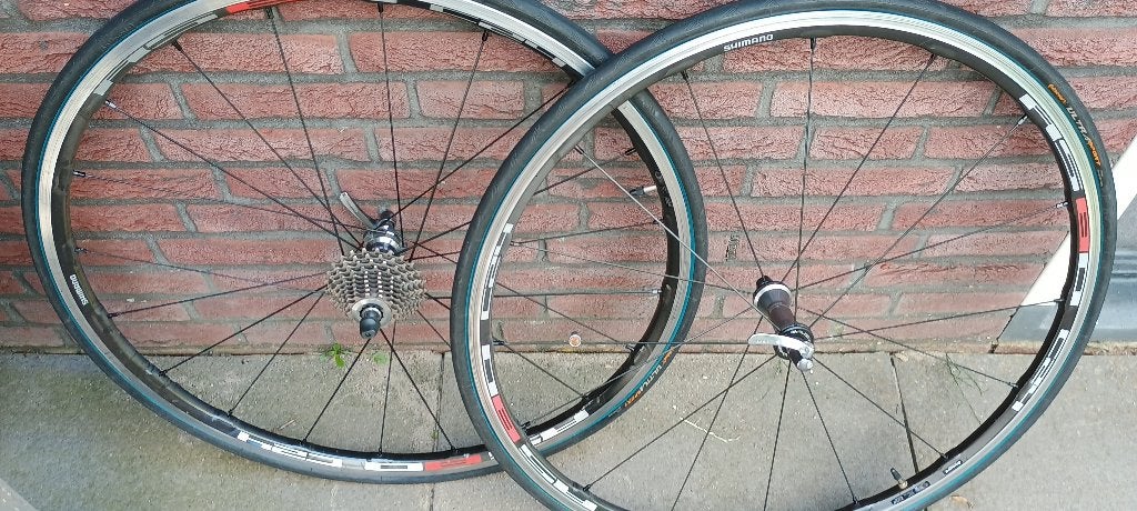 Shimano Ultegra wielset velgrem, Zo goed als nieuw, Shimano, Racefiets, Carbon