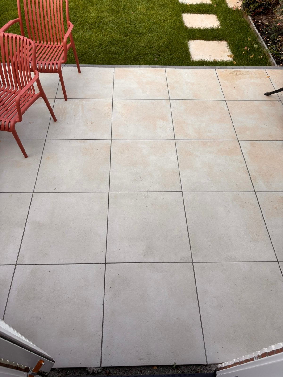 Tuintegels keramisch beige nieuw in doos 6,5m2 (60x60x2), Ophalen, Nieuw, Keramiek, Terrastegels
