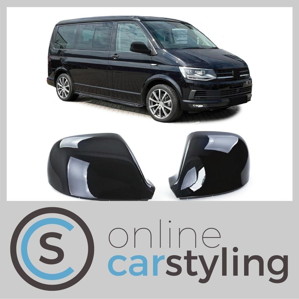 Spiegelkappen VW Transporter T6 / T6.1 Glossy Black, Auto-onderdelen, -, Volkswagen, -, Nieuw