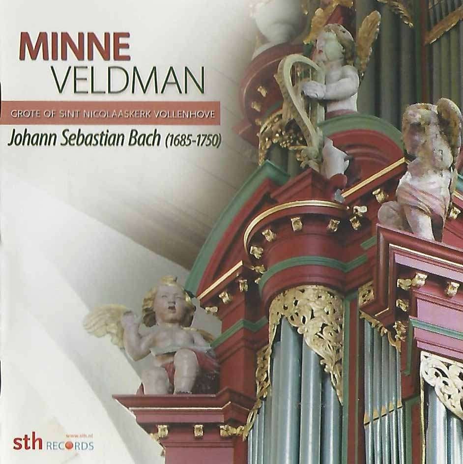 OrgelCD: Minne Veldman - J.S. Bach - St. Nicolaaskerk Vollen, Ophalen of Verzenden, Zo goed als nieuw, Instrumentaal, Orgel