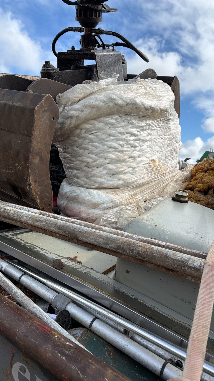 Diverse touwen en scheepstrossen, Watersport en Boten, Ophalen of Verzenden, Gebruikt