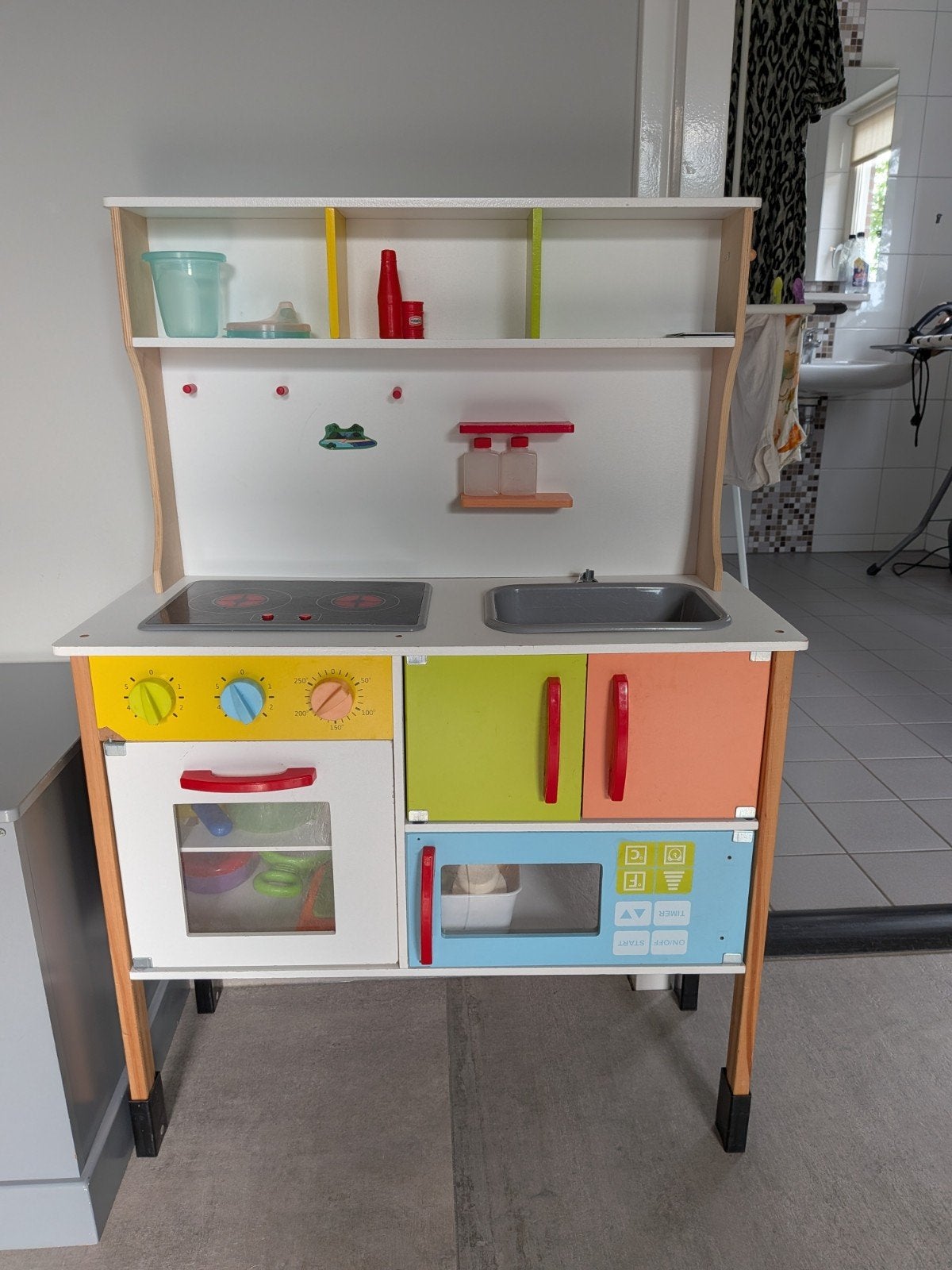 speelgoed keukentje, Ophalen, Gebruikt, Hout, Speelkeuken