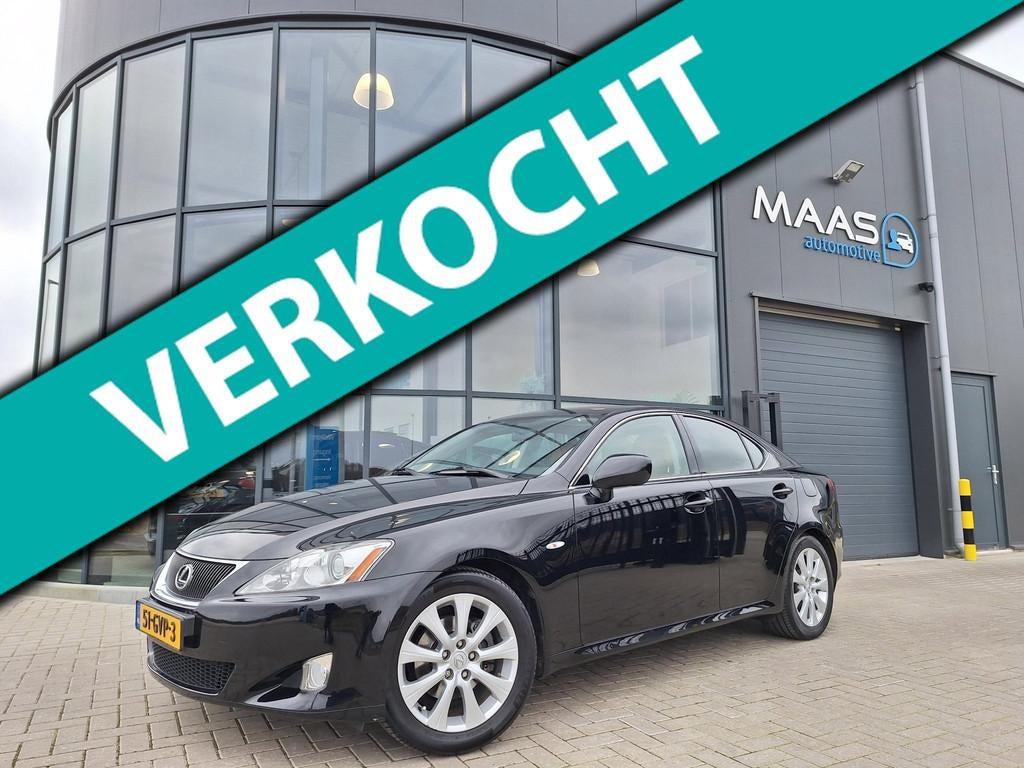 Lexus IS 250 Business DEALER OH|ORIG NL|UNIEKE KM!, Achterwielaandrijving, Gebruikt, 1535 kg, Zwart