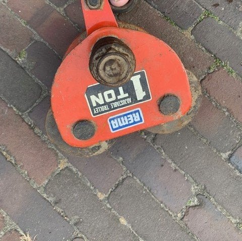 loopkat 1ton, Doe-het-zelf en Verbouw, Ophalen, Gebruikt
