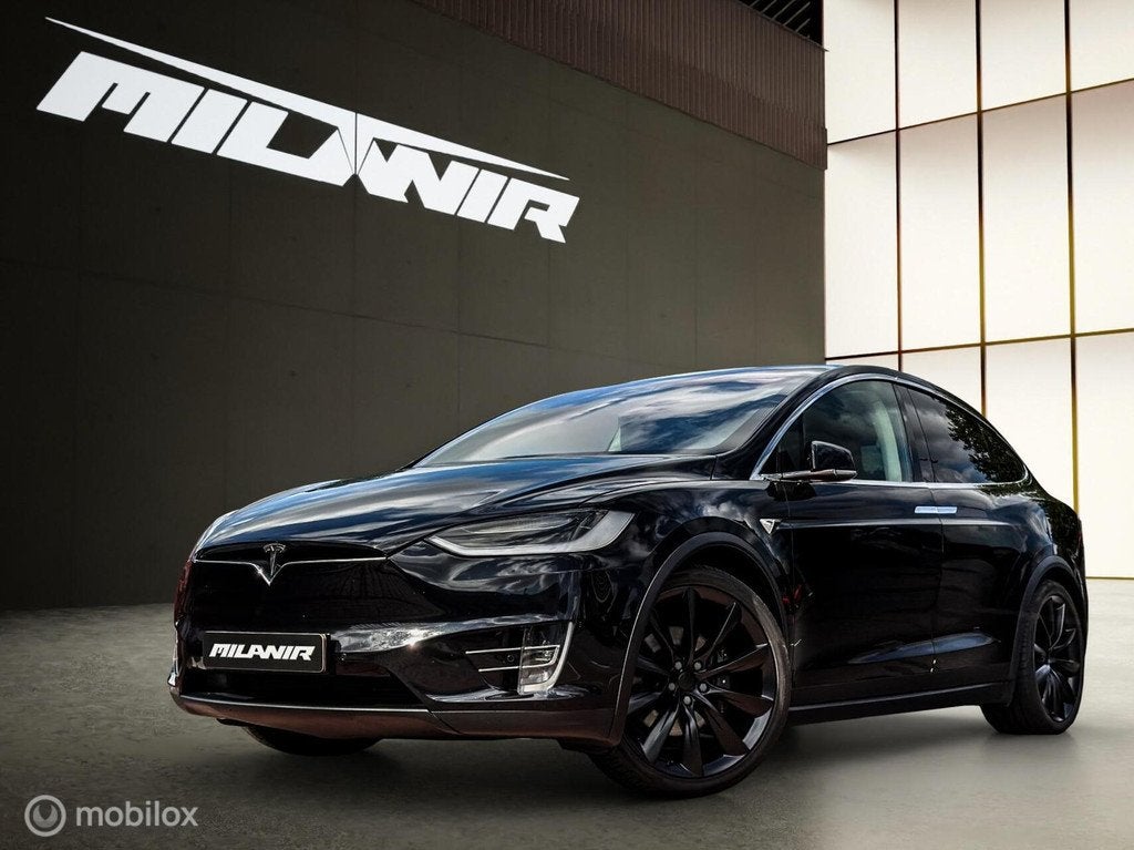 Tesla Model X 90D Base |autopilot |pano |stuurverw. |koeling, Auto's, Tesla, Bedrijf, Te koop, Model X, 360° camera, 4x4, ABS