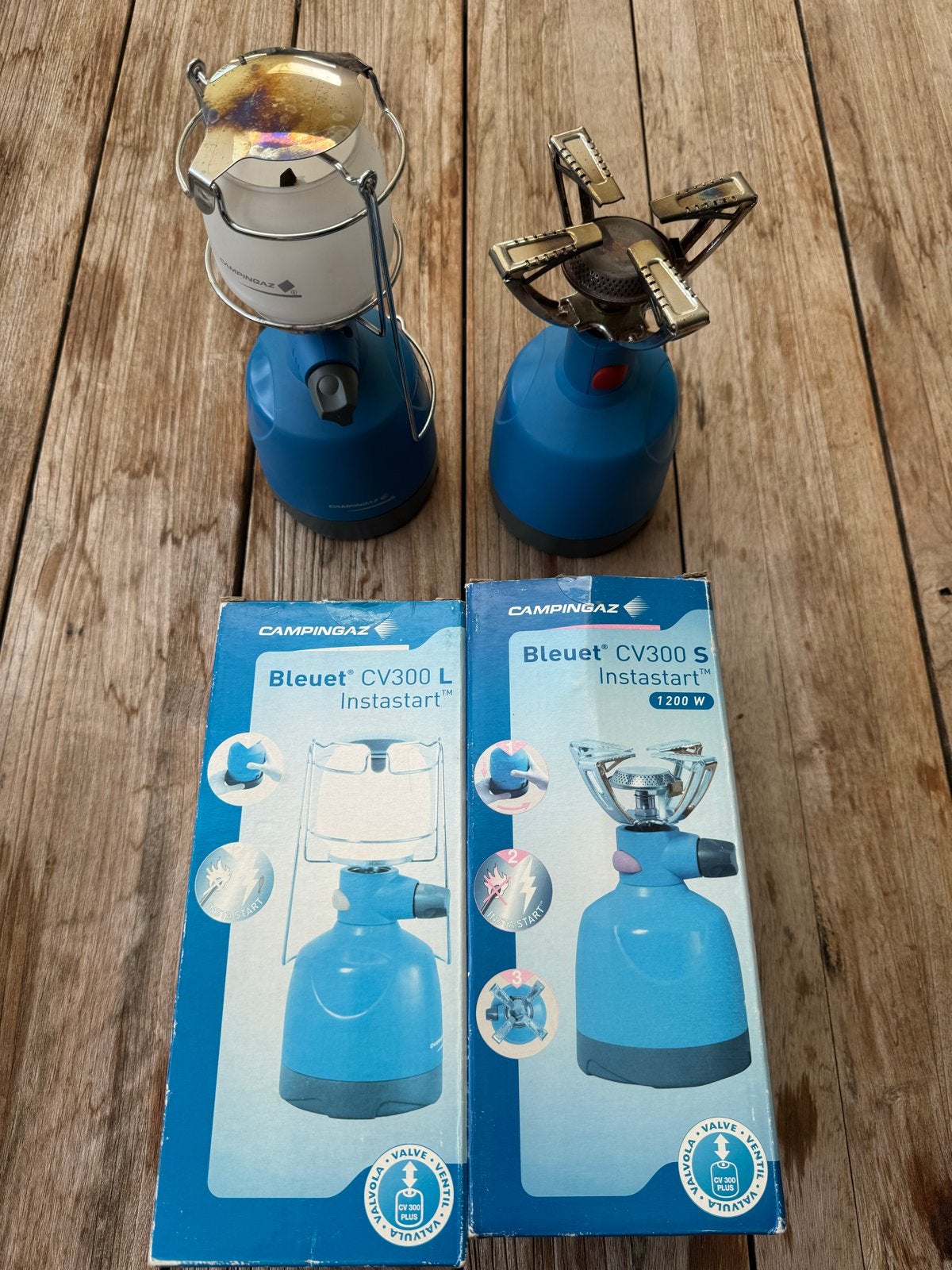 Campingaz Bleuet CV300 L en CV300 S - Campingbranders, Caravans en Kamperen, Ophalen, Gebruikt
