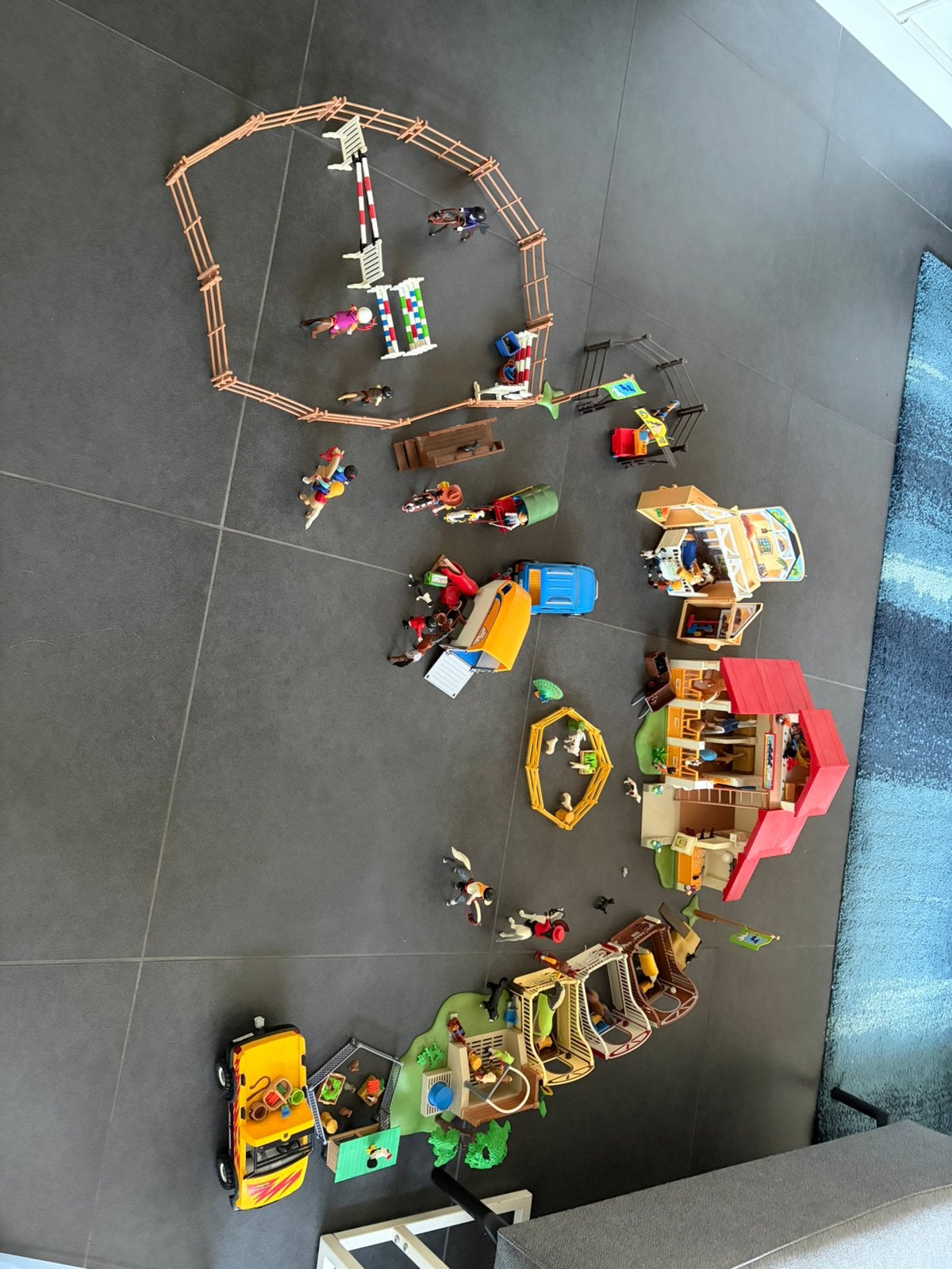 Playmobil manage: veel met paarden, Ophalen, Gebruikt