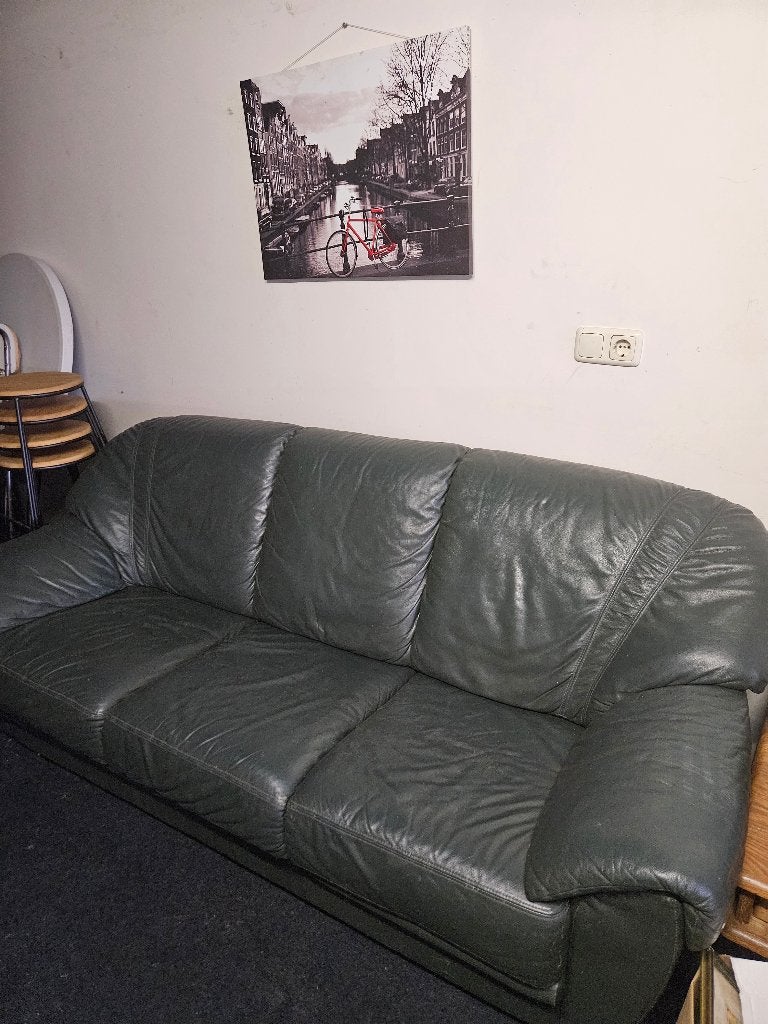 bankstel, Huis en Inrichting, Ophalen, Gebruikt, Driepersoons, Rechte bank