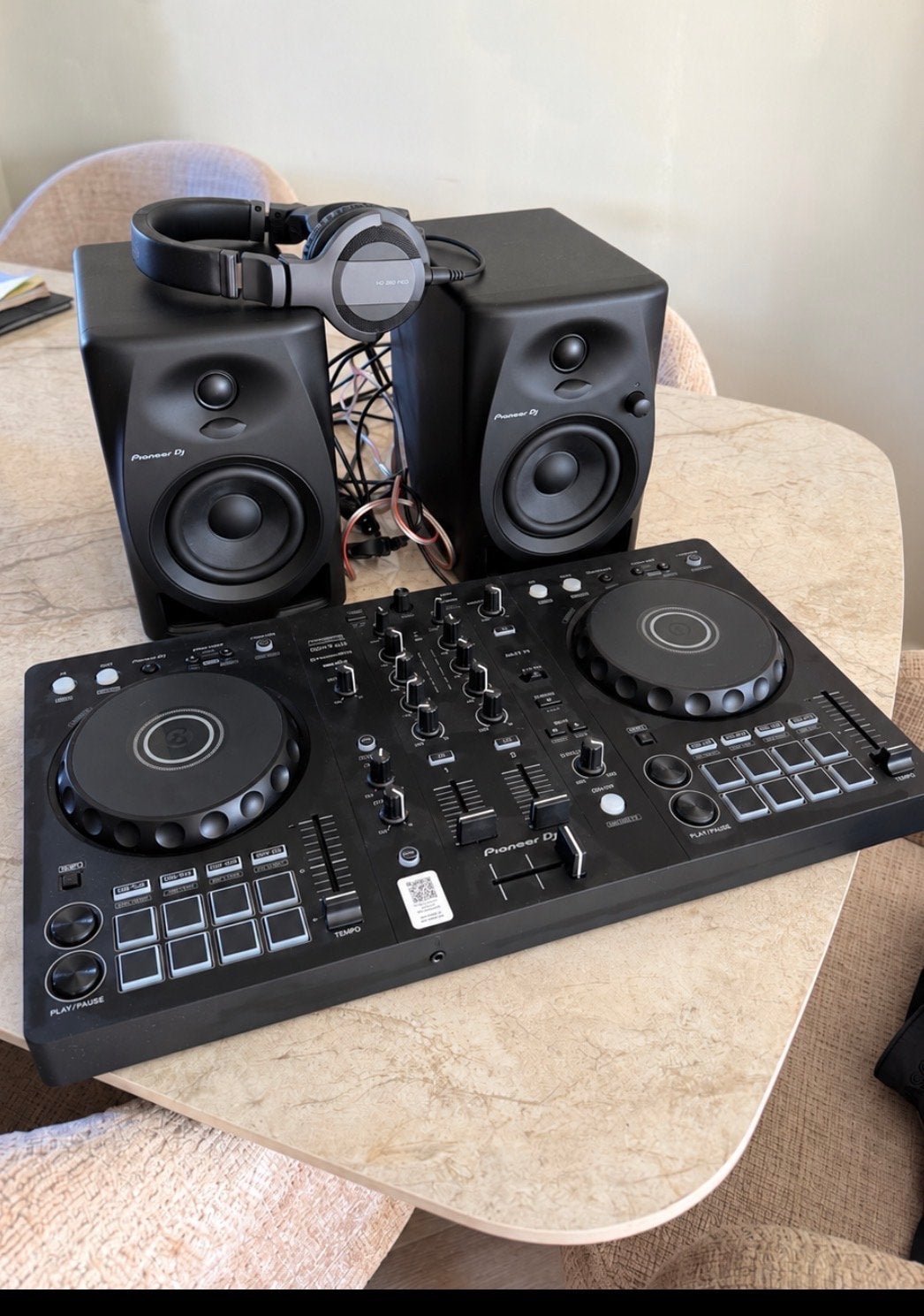 Pioneer DJ-set DDJ-FLX4  met speakers en koptelefoon, Ophalen, Zo goed als nieuw, Dj-set, Pioneer
