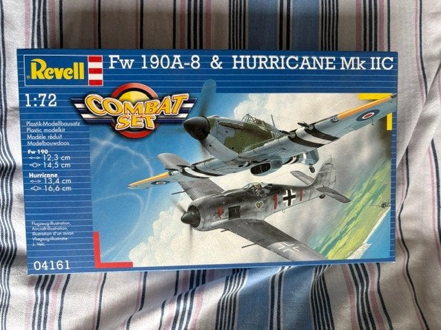 Bouwdoos 1:72 Revell 04161 Fw 190A-8 & Hurricane MkIIc, 1:72 tot 1:144, Revell, Nieuw, Ophalen of Verzenden