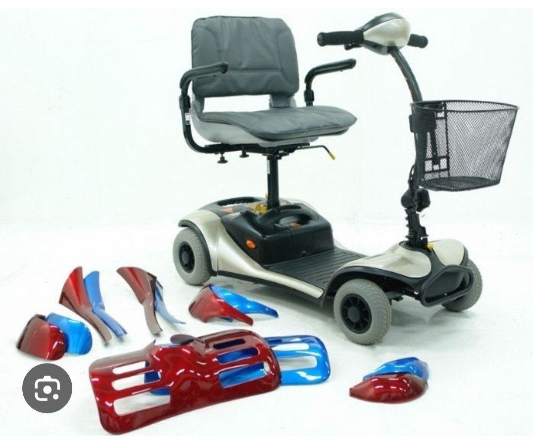 LEUKE KLEIN HANDIGE SCOOTMOBIEL OPVOUWBARE - 3 x gebruikt, Diversen, Ophalen, 10 km/u of minder, Mango, 26 t/m 35 km