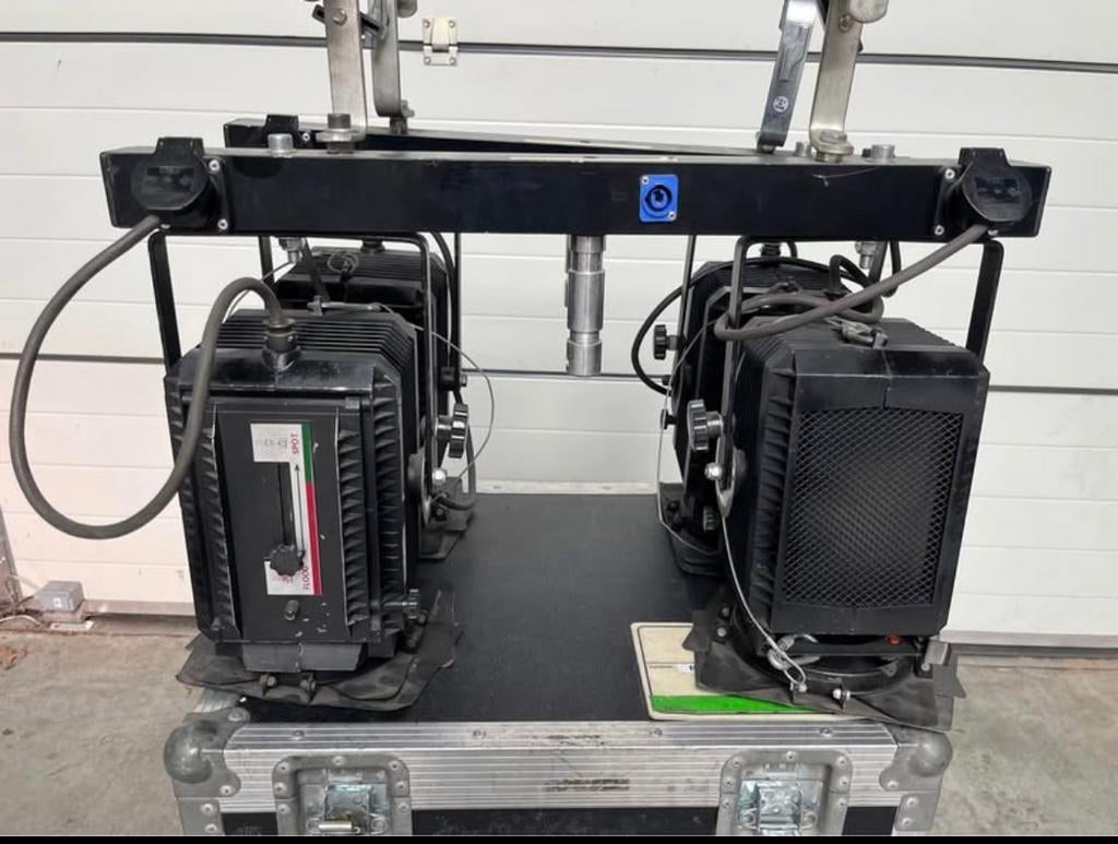 6x Coemar 650w Fresnel incl. 2x Two bar, Ophalen, Zo goed als nieuw, Licht