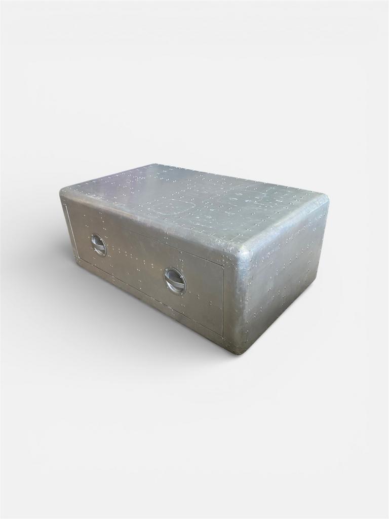 Aviator Salontafel - Industrieel Design tafel Artdeco koffer, Ophalen, Gebruikt, Aviator, Geen