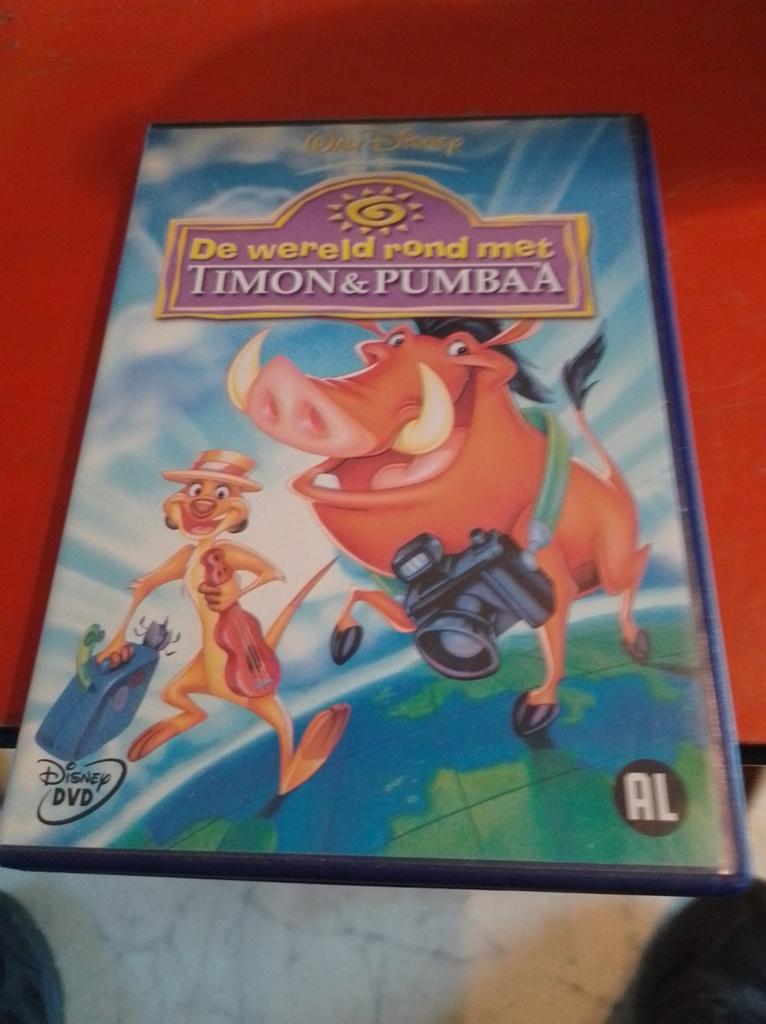 Disney DVD: De wereld rond met Timon & Pumbaa, Alle leeftijden, Ophalen of Verzenden, Gebruikt, Komedie