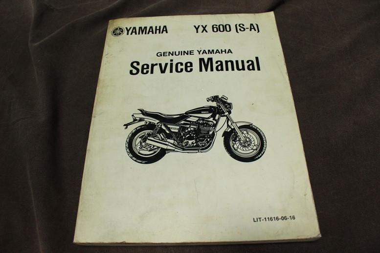 Yamaha YX600 S-A 1986 1987 motorcycle service manual Radian, Motoren, Ophalen of Verzenden, Yamaha