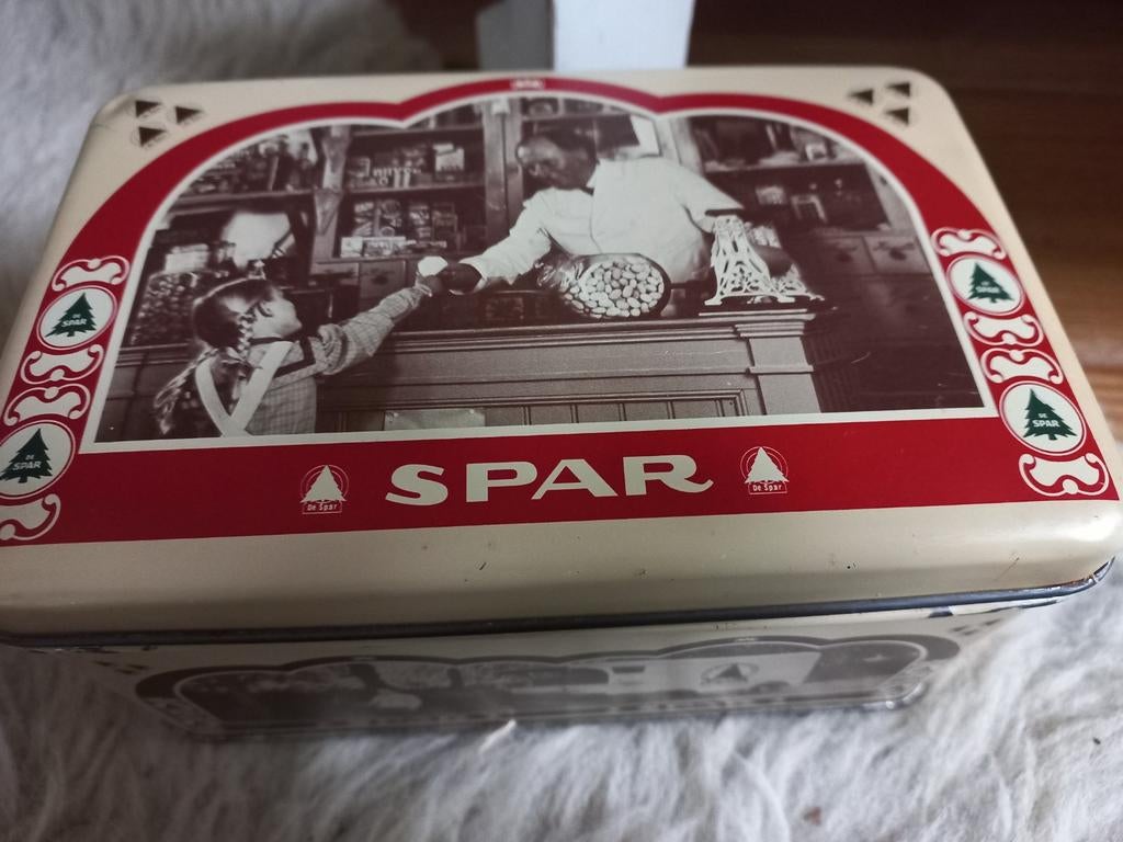 Vintage Spar blik, Verzamelen, Blikken, Ophalen of Verzenden, Gebruikt, Overige