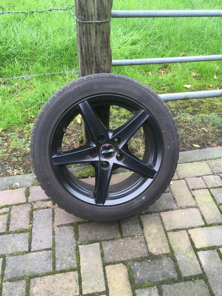Wielen 8j17 5x120 opel bmw, Ophalen, Gebruikt