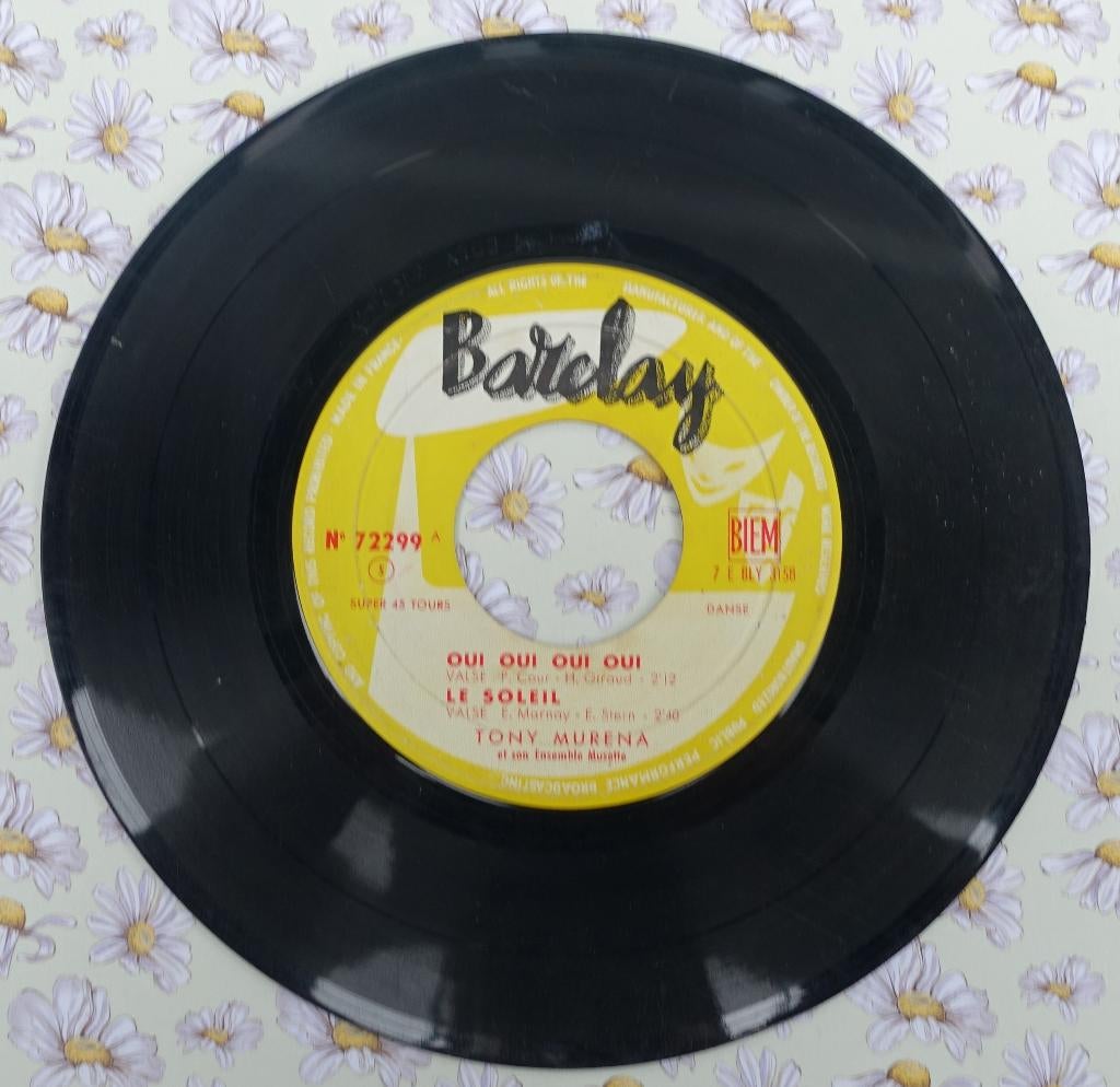 tony murena - oui oui oui oui, Ophalen of Verzenden, Gebruikt, 7 inch, Single