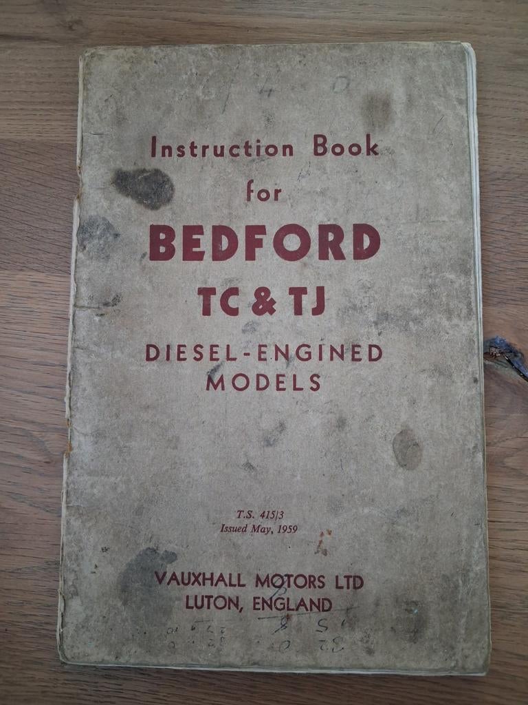 BEDFORD instructieboeken, Ophalen of Verzenden