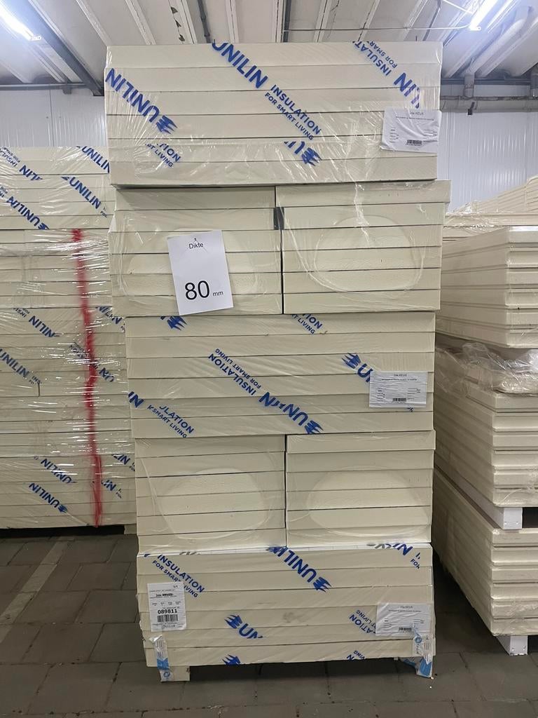 Pir isolatie 3 cm 30 mm mega goedkoop, Ophalen, 4 tot 8 cm, Zo goed als nieuw, Hardschuim (Pir)