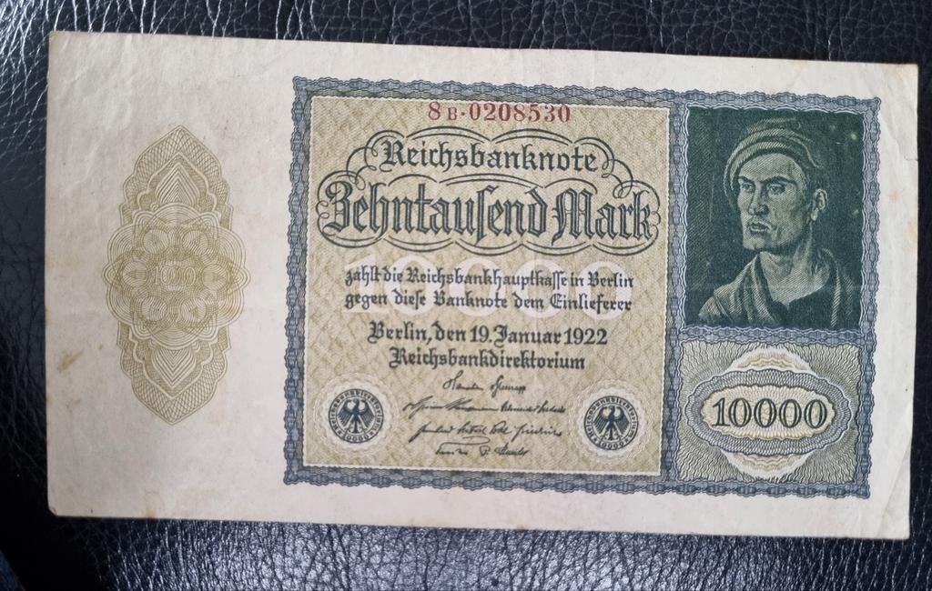 Kavel. 663. 10.000 mark Duitsland 1922, Postzegels en Munten, Bankbiljetten | Europa | Niet-Eurobiljetten, Ophalen of Verzenden