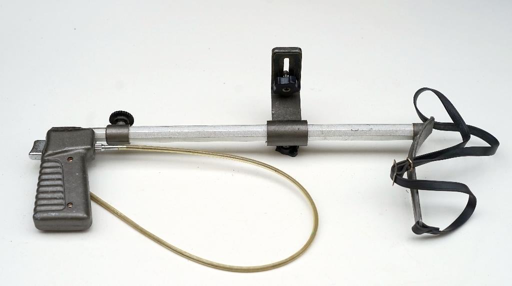 *Schouderstatief telelens (Kenlock?), Ophalen of Verzenden