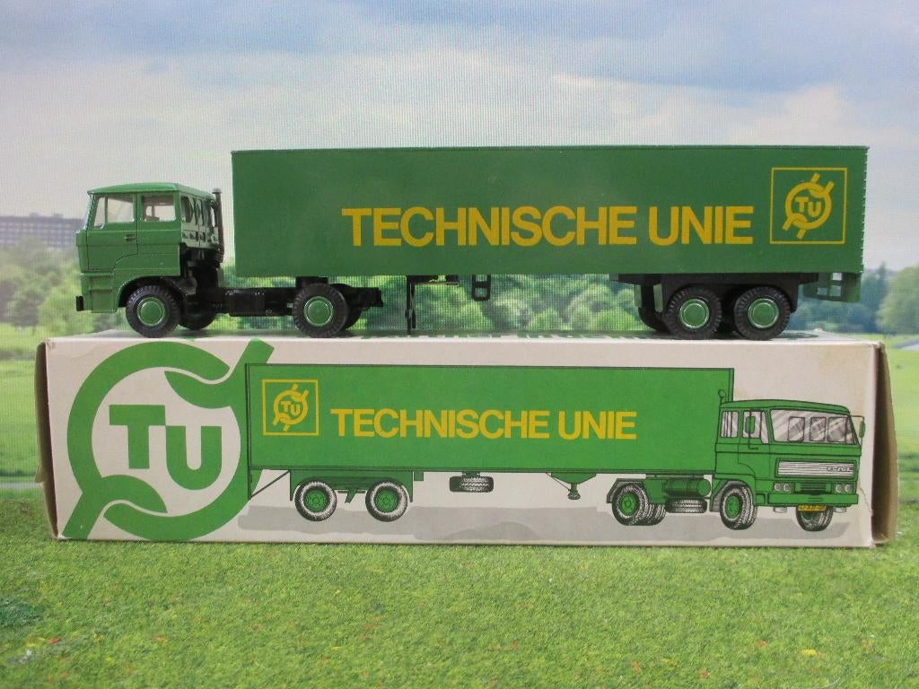 1/50 DAF 2800 Lion Car Technische Unie ( pré Lion Toys ), Ophalen of Verzenden, Gebruikt, Bus of Vrachtwagen, Lion Toys