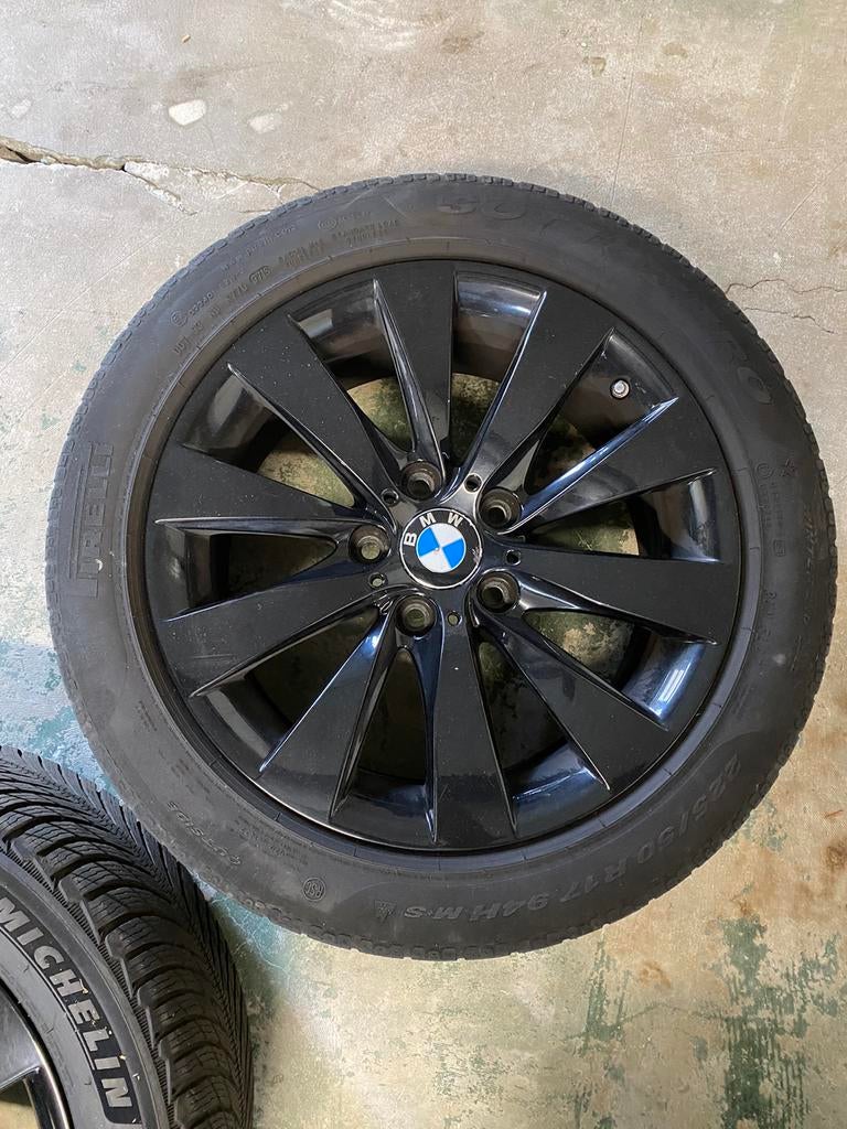 Winterbanden BMW Gran Coupe 225/50/R17, Gebruikt, Banden en Velgen, 17 inch, Personenwagen