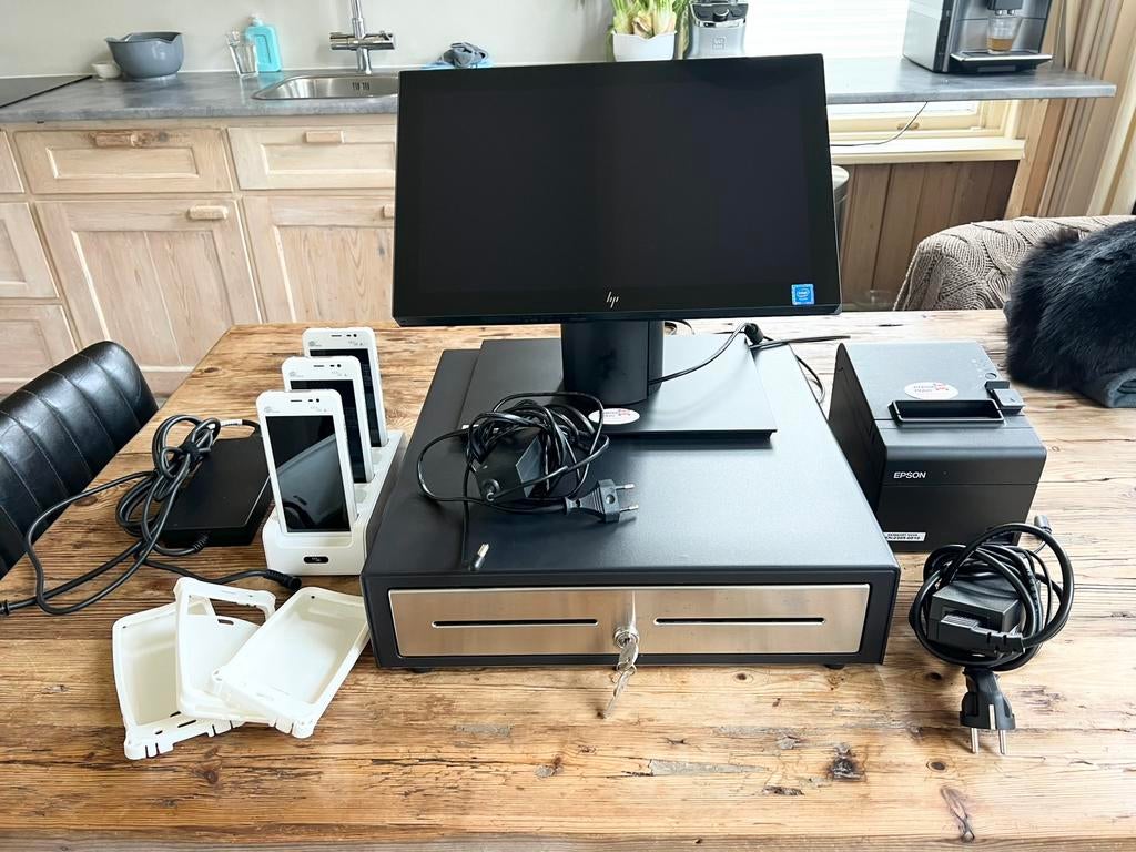 Compleet MplusKASSA horeca kassasysteem + 3 handhelds, Ophalen of Verzenden